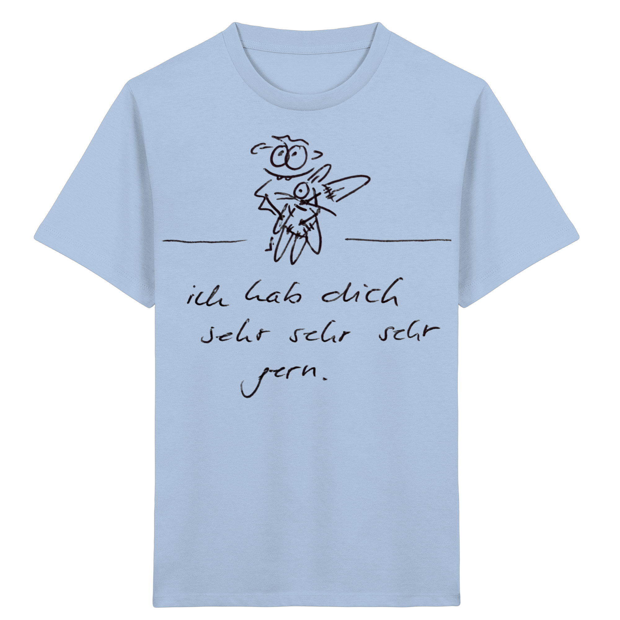 ICH HAB DICH SEHR SEHR SEHR GERN - Kids Organic Shirt