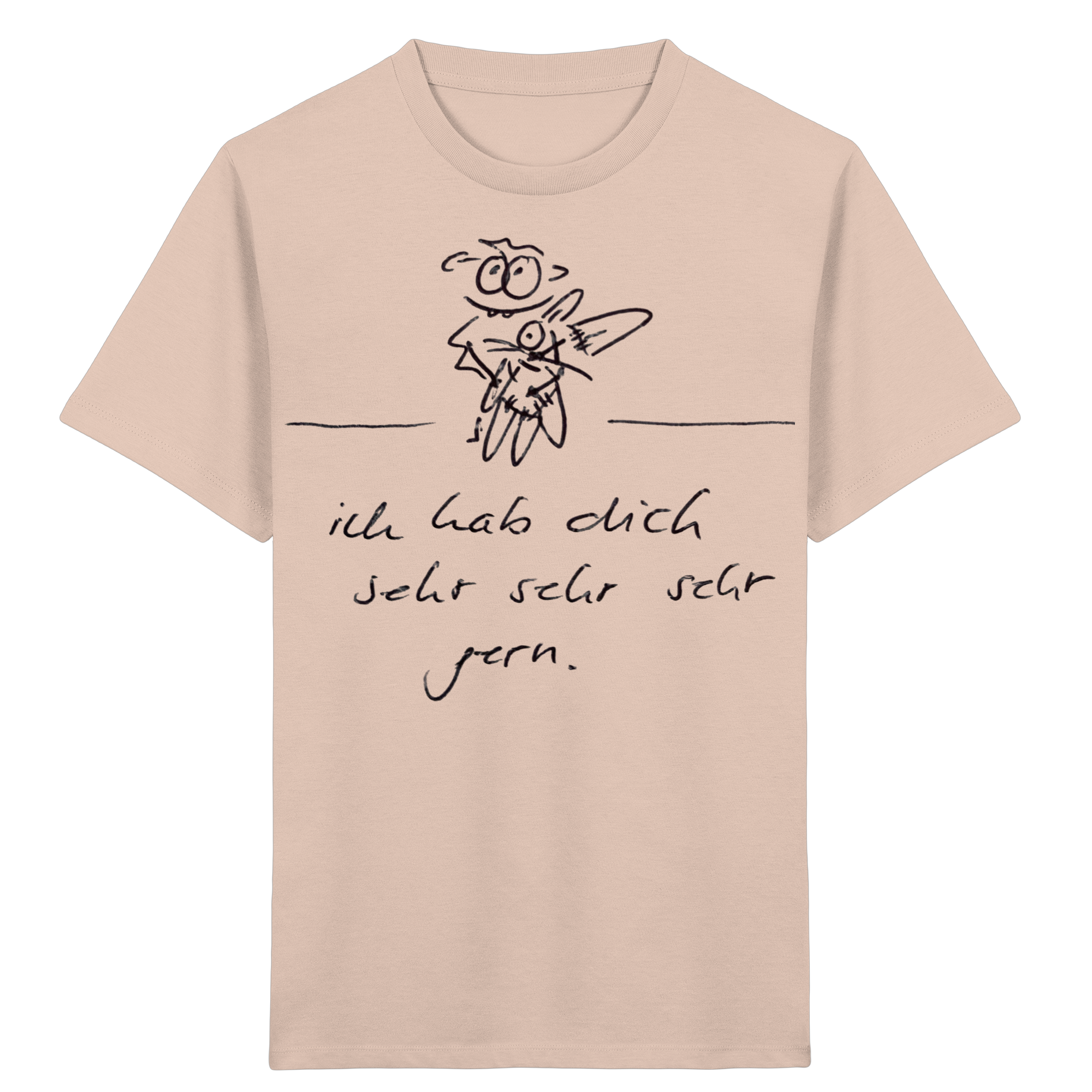 ICH HAB DICH SEHR SEHR SEHR GERN - Kids Organic Shirt