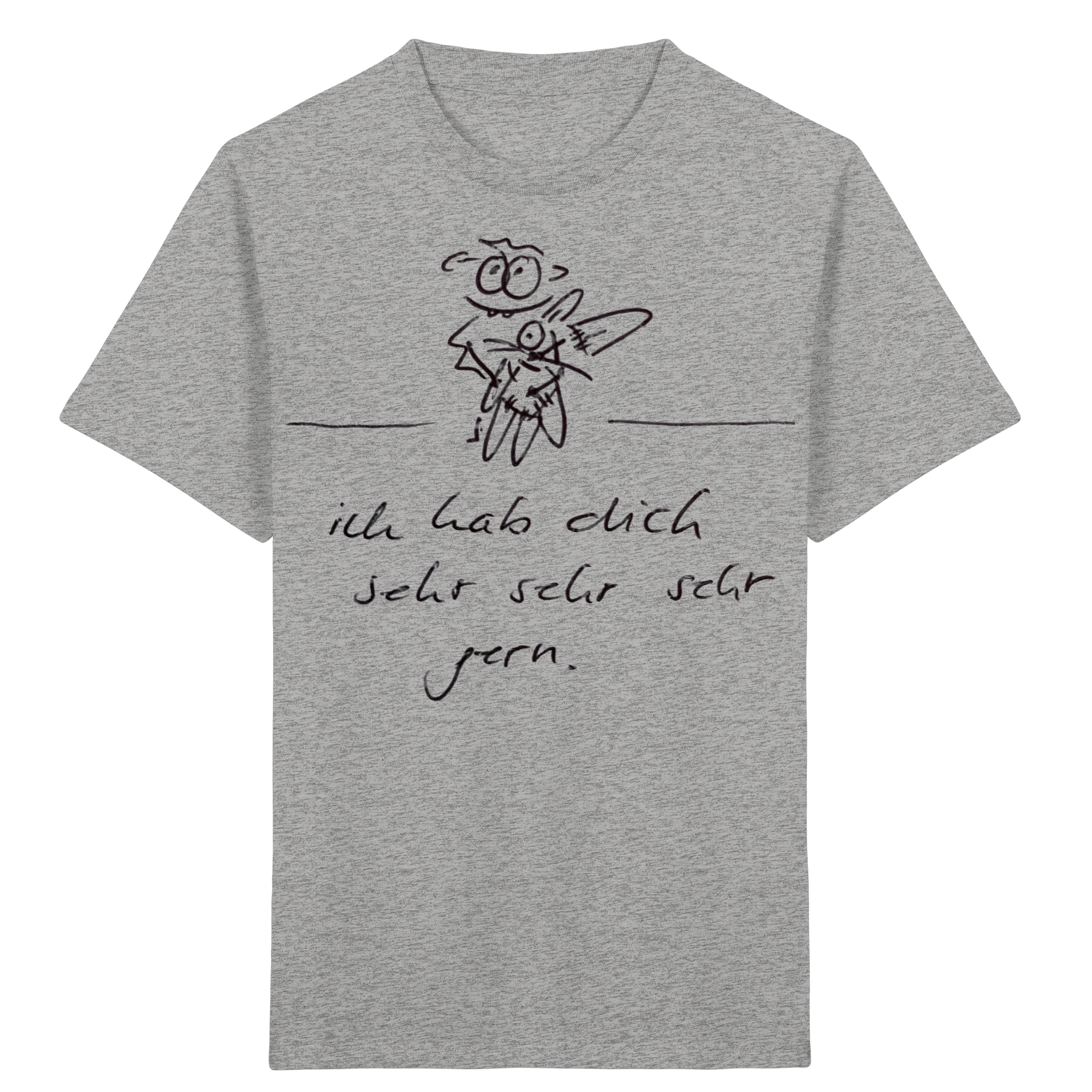 ICH HAB DICH SEHR SEHR SEHR GERN - Kids Organic Shirt