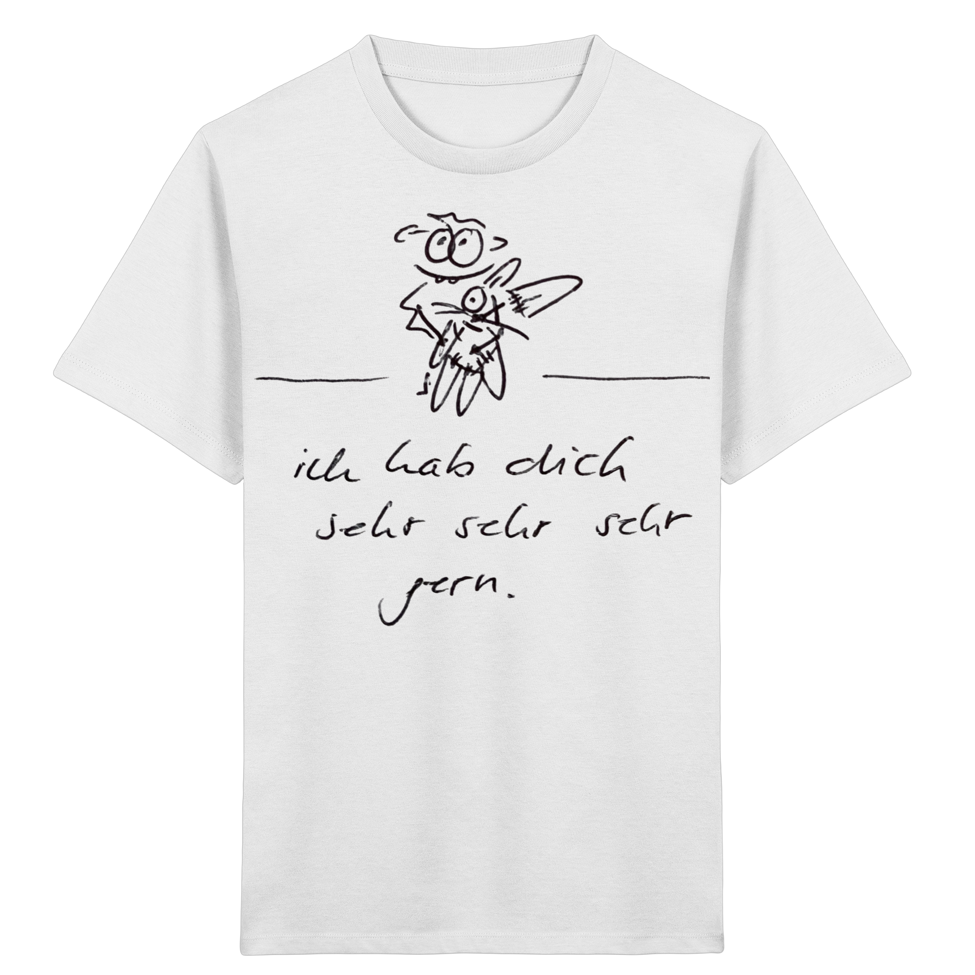 ICH HAB DICH SEHR SEHR SEHR GERN - Kids Organic Shirt
