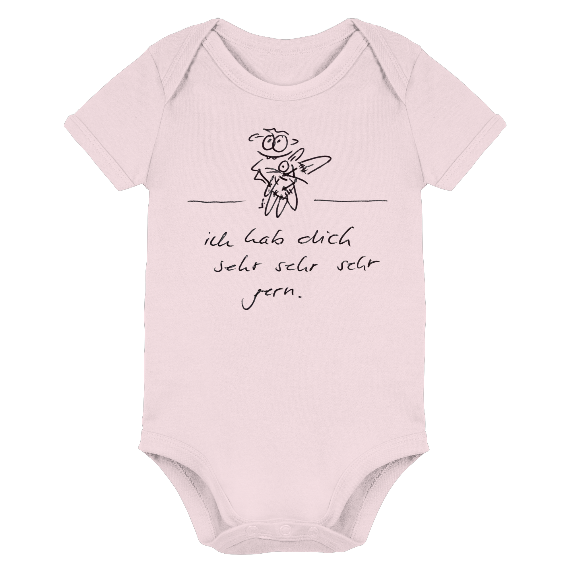 ICH HAB DICH SEHR SEHR SEHR GERN - Organic Baby Bodysuit